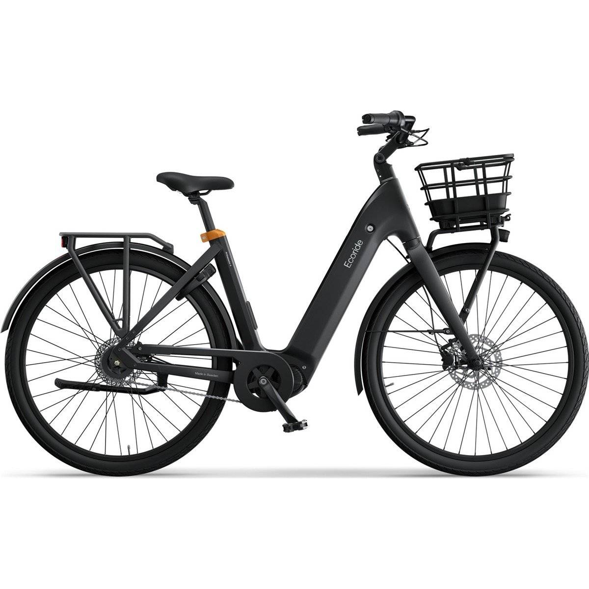 Elcykel Ecoride Ambassador 4 Mittmotor Skivbroms Black s 2025