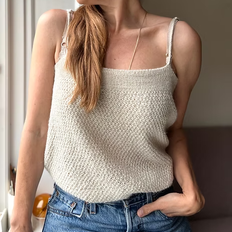 Garnpakke - Refined Knitwear Fungus Top light Lys blå M