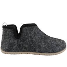 Hummel zap slipper jr hjemmesko i grå filt str. 34
