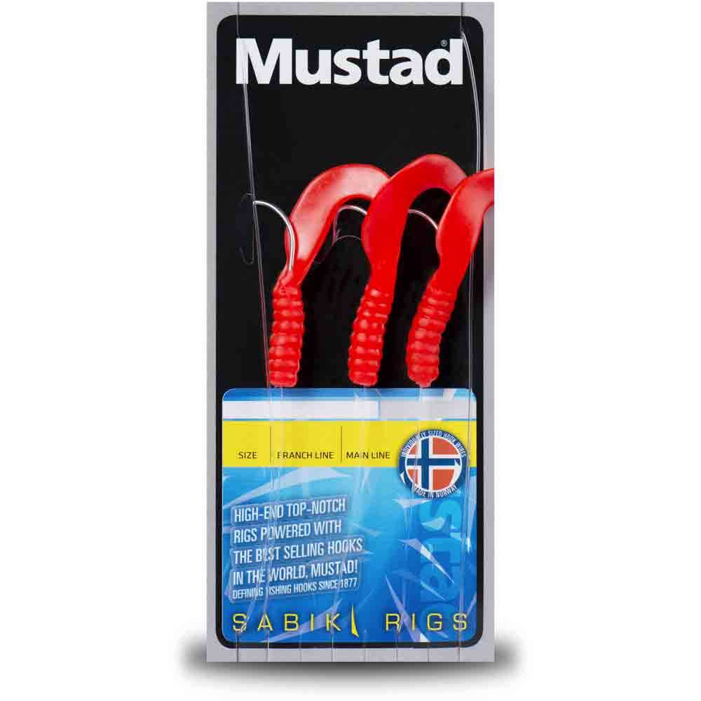 Mustad Sabiki Red Cod Rig Häckla - #3/0