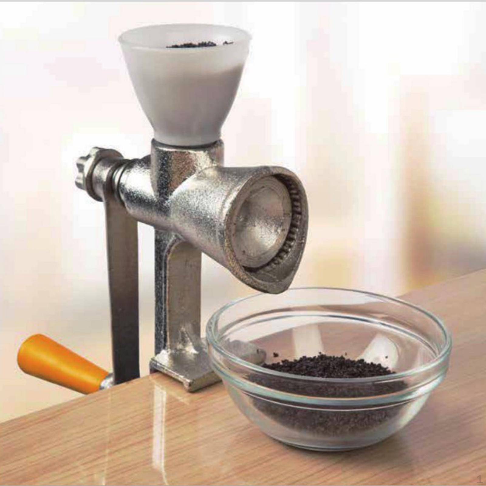 Handkvarn Stabil Mångsidig Kaffeböna för Café Kök gray