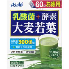 Asahi Lactobacillus + Enzyme Barley grass 60 sachets Green Juice / Chlorophyll Barley 1 set