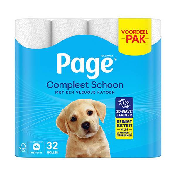 Toalettpapper 2-lag | Page | vit | 32st