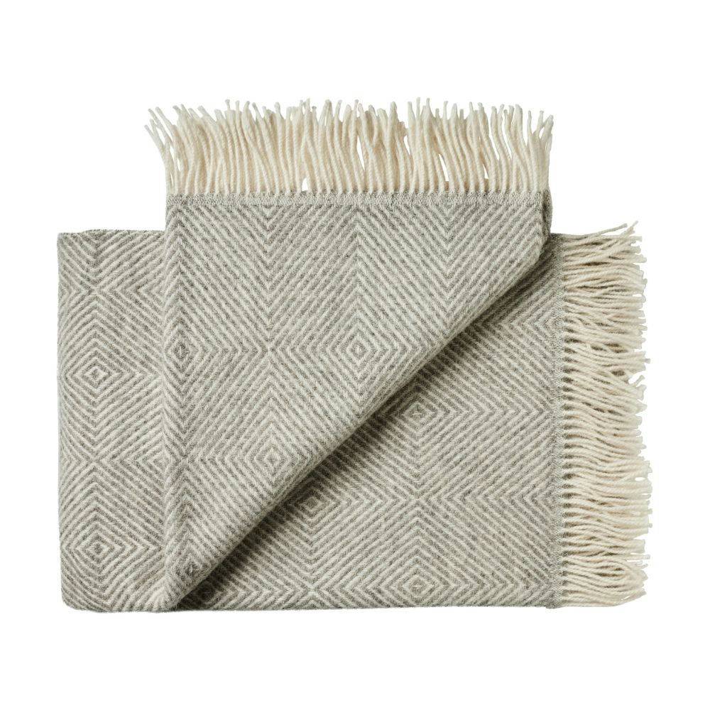Silkeborg Uldspinderi Fanø Throw (140x240 cm) Light Nordic Grey