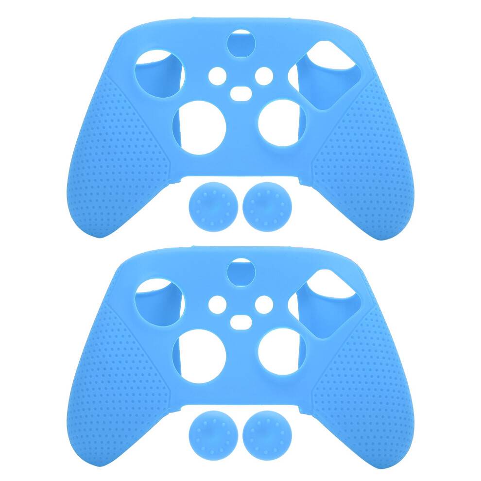 Universal Controller Skin, generel pasform, tommelfingergreb og ergonomisk blødt silikonecover med præcise udskæringer til Xbox-seriens