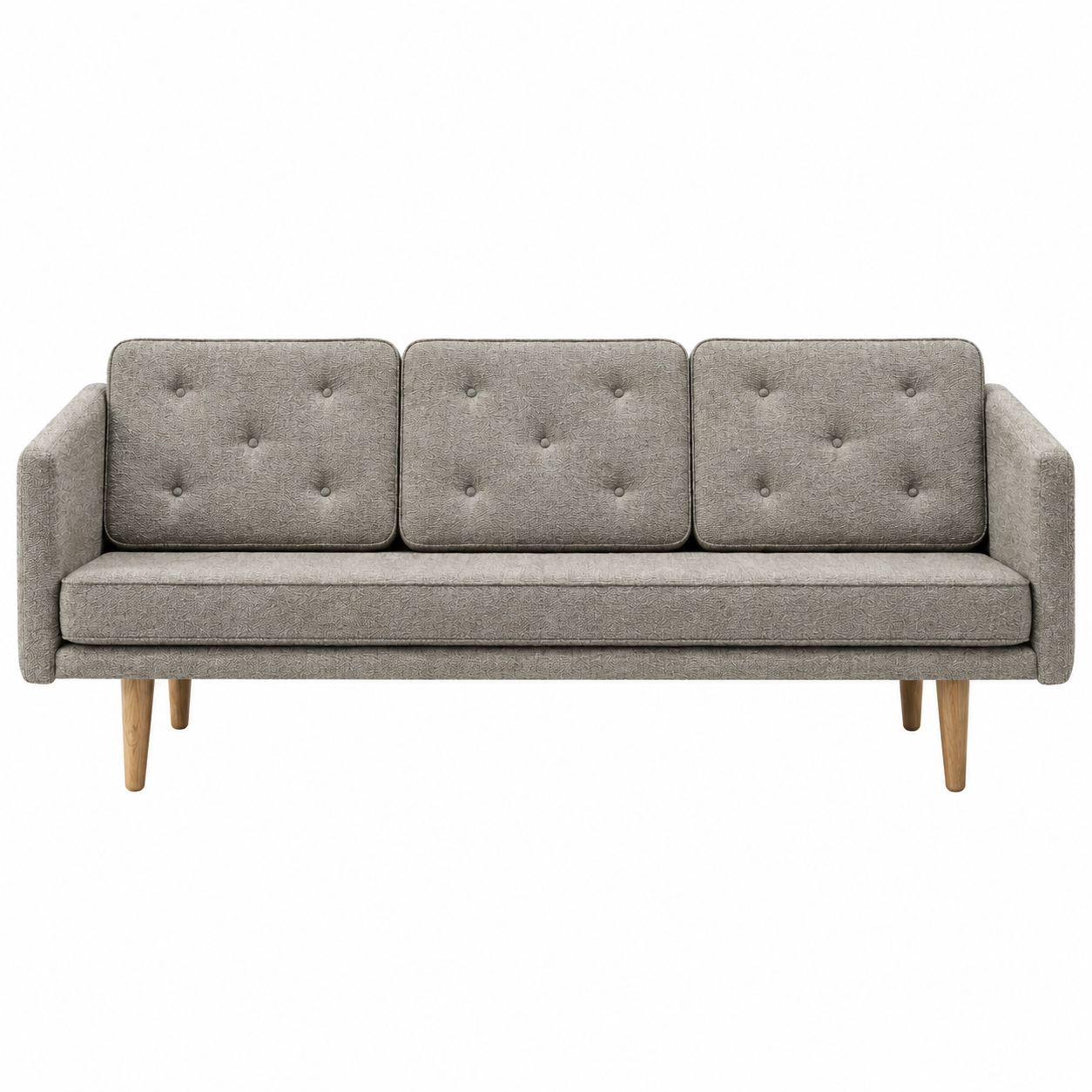 No. 1 Sofa 3-personers, Mood af Børge Mogensen Mood 3101 - Olieret eg - Jacobsen Plus