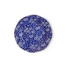 Blue Calico assiett 4-pack - Vit / Blå (Ø: 19 cm)