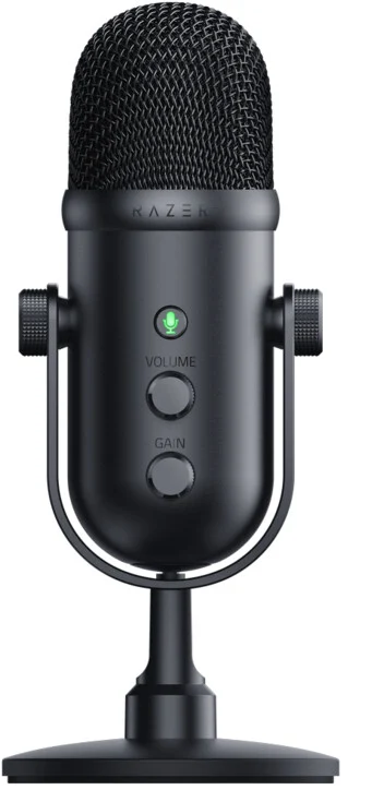 Razer Streaming Mikrofon Seiren V2 Pro Sort, Kablet.