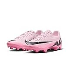 Nike Herr Zoom Vapor 15 Academy FG/MG fotbollssko, rosa skum/svart, 40,5 EU, Rosa skum svart, 40.5 EU