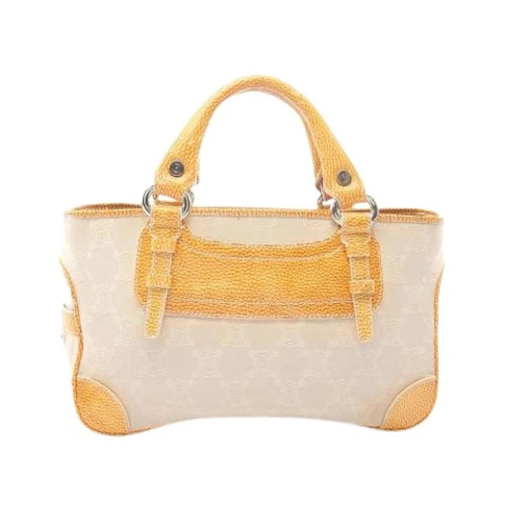 Celine Vintage Pre-owned Vintage Håndtaske - Vintage - Dame - Beige - ONE SIZE - Uld