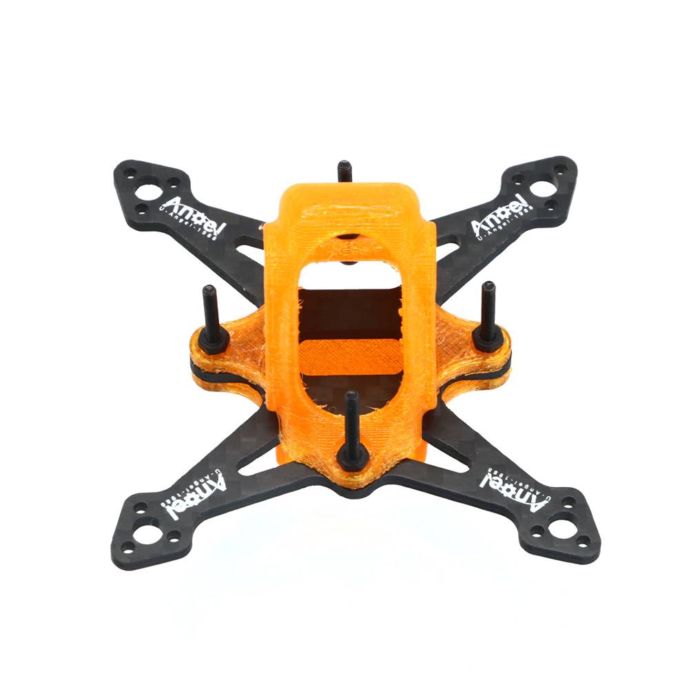 Angel 16 1.6 inch Carbon Fiber FPV Frame Kit with 3D Print Ultralight for RC Quadcopter FPV Racing Freestyle Drone Toys