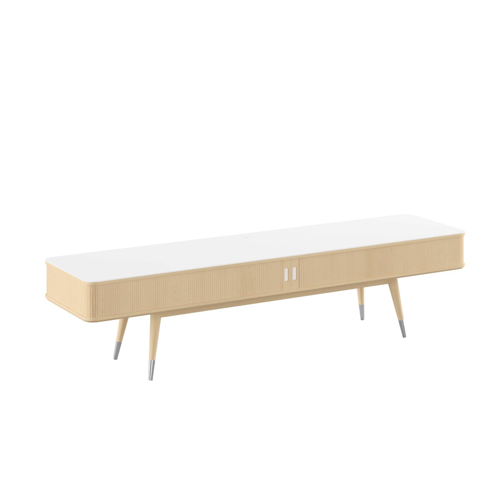 AK 2720 TV-bord fra Naver Collection Ask hvidolie - Jacobsen Plus
