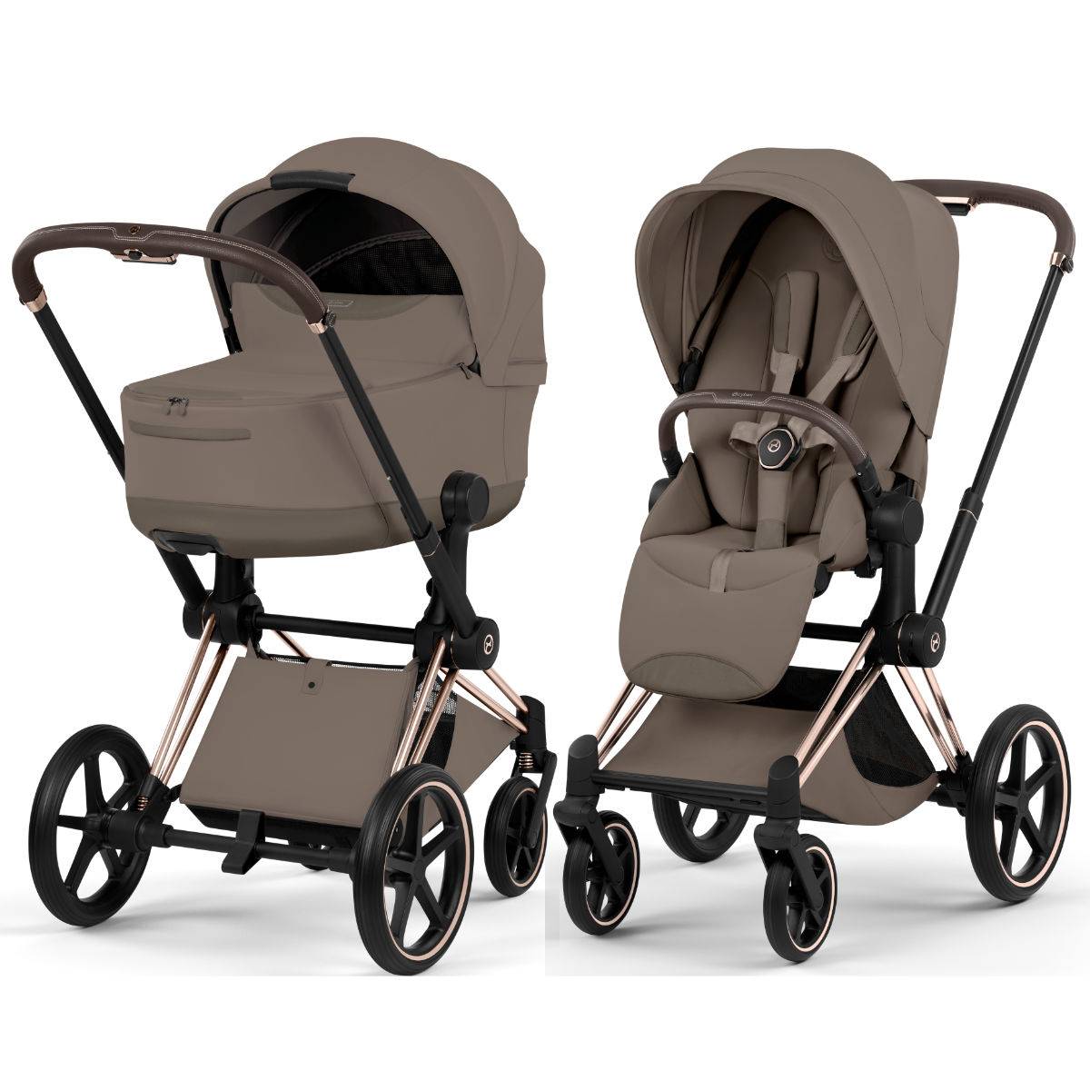 Cybex Priam 5 Style Combi Stroller - Rosegold