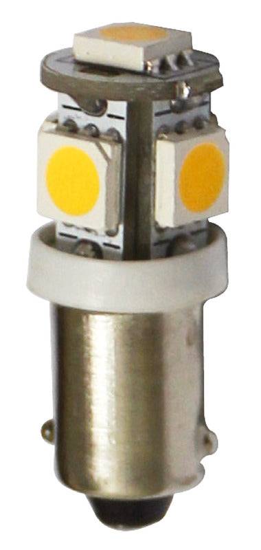 BA9S LED-pære 12 V, 0,5 W, 50 lm, 3000 K