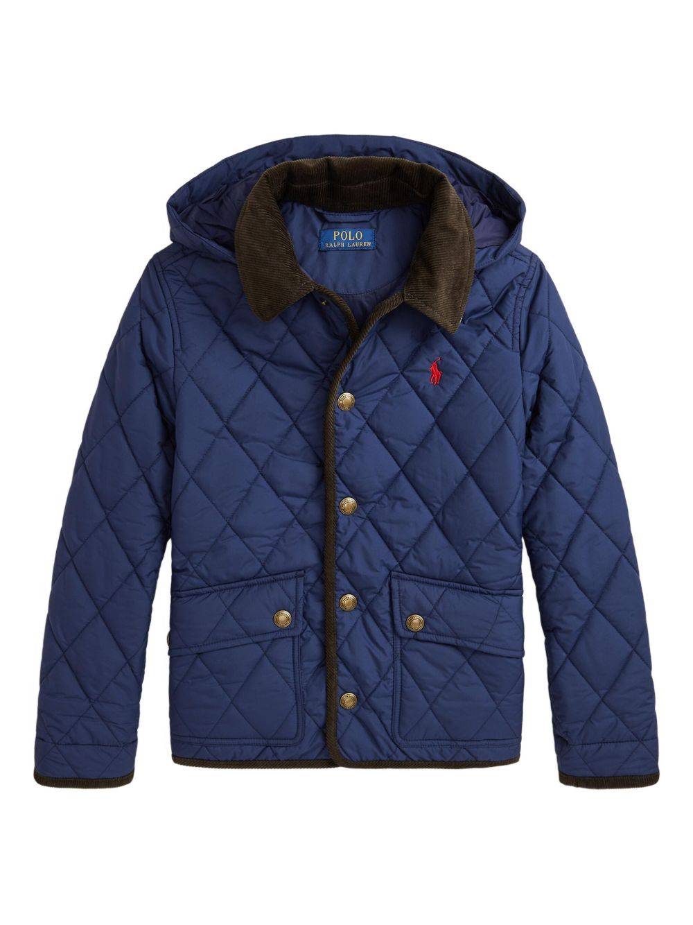 POLO RALPH LAUREN KIDS - Barn jacka - barn - bomull/polyester/nylon - S - Blå