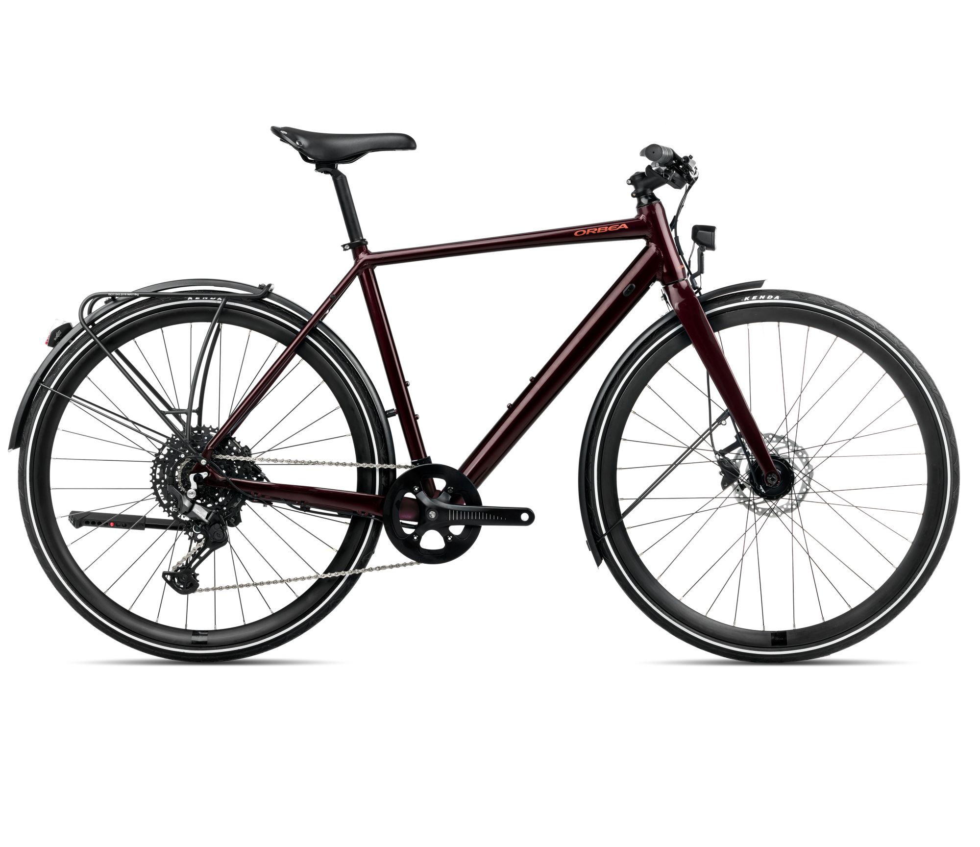Orbea Vector 15 EQ | Hybridcykel | Metallic Burgundy Red