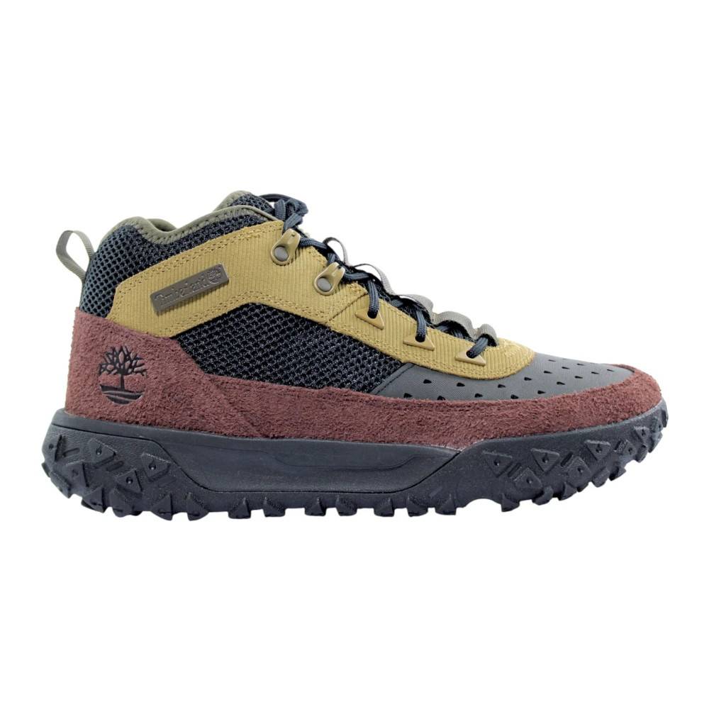 Timberland, Træning , Herre, Flerfarvet, 45 EU, Læder, GreenStride Motion 6 Mid Lace-Up vandrestøvle