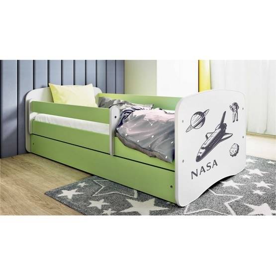 Kocot Kids Barnsäng - Babydreams Grön - Nasa 180x80 Cm