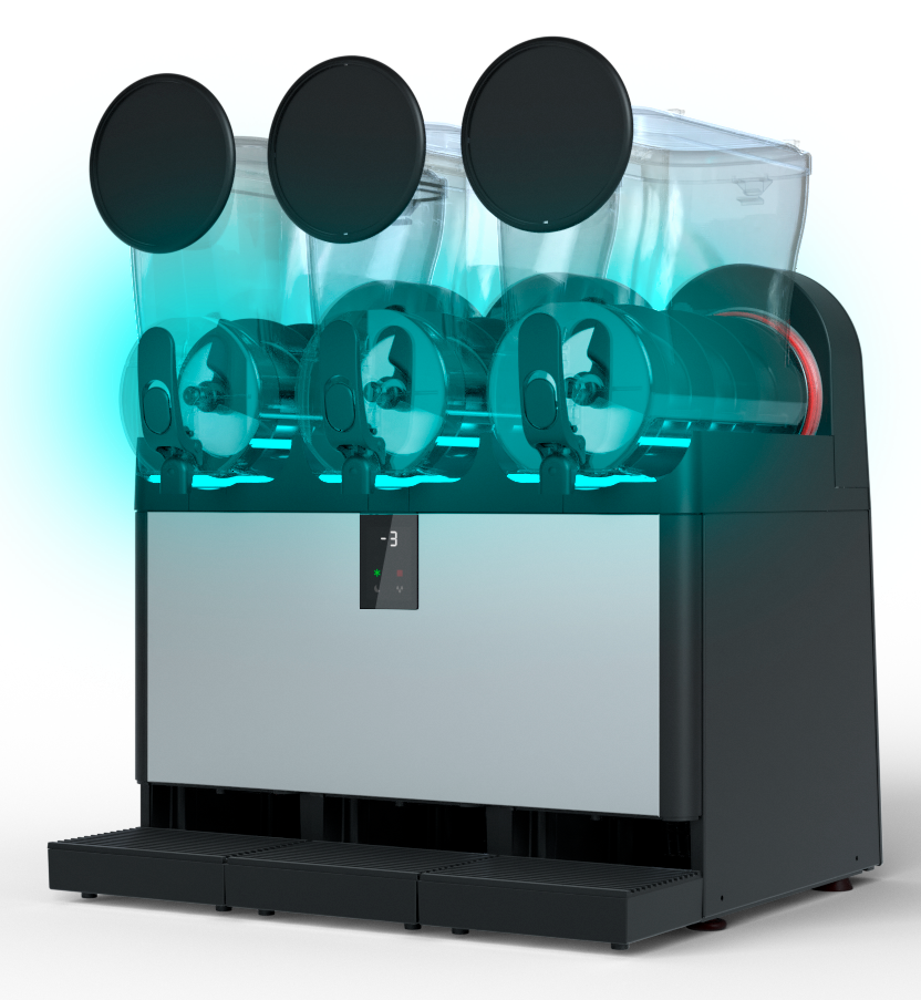 V-AIR SMART 3 + ECO SLUSHISMASKIN MED 3 12-LITERSBÄLTAR