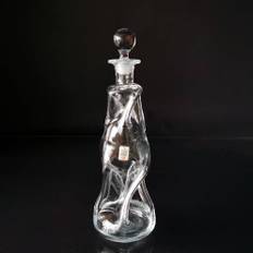 Holmegaard Glas Snoet Klukflaske med prop