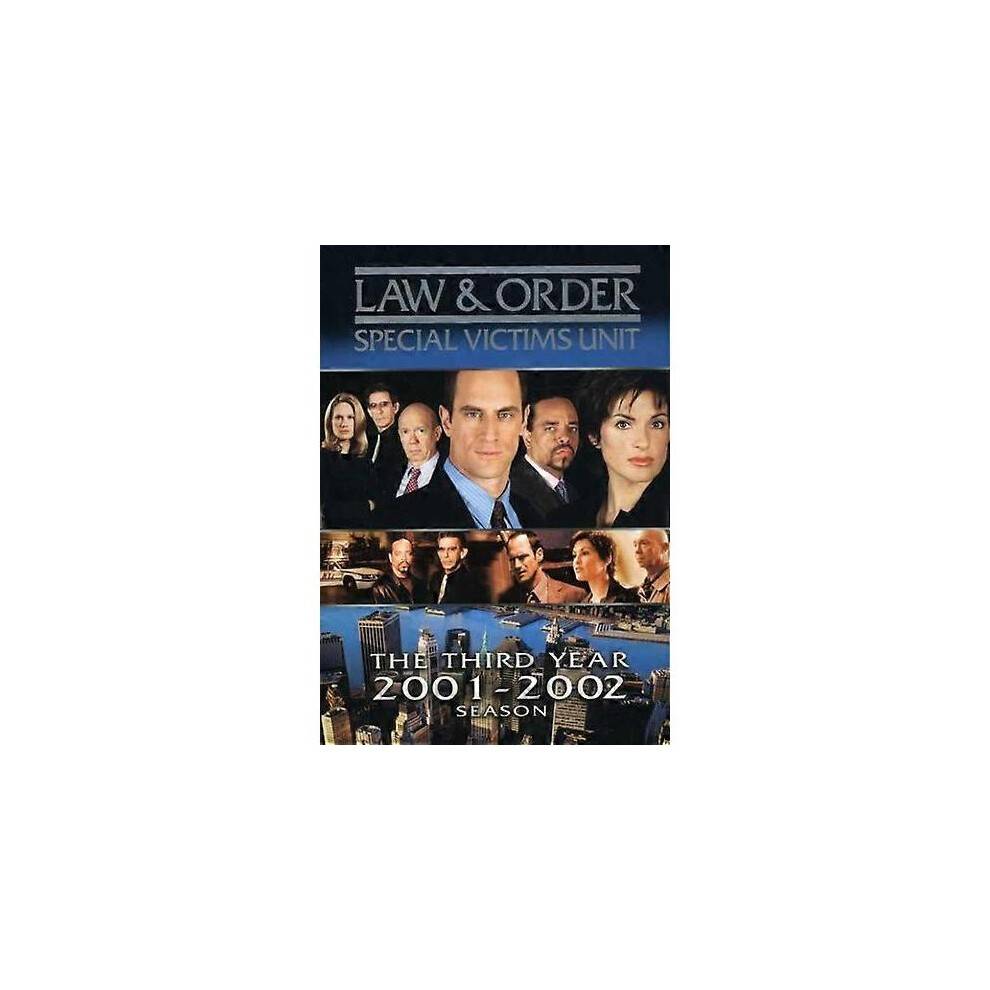 Law & Order: Special Victims Unit: The Third Year  [DVD REGION:1 USA] Full Frame, Slim Pack, Slipsleeve Packaging, Subtitled, Dolby USA import