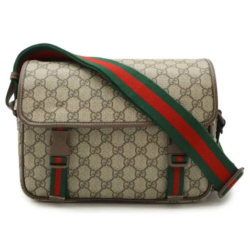 Gucci Vintage - Pre-owned Canvas axelremsvskor Vintage - Dam - ONE Size -