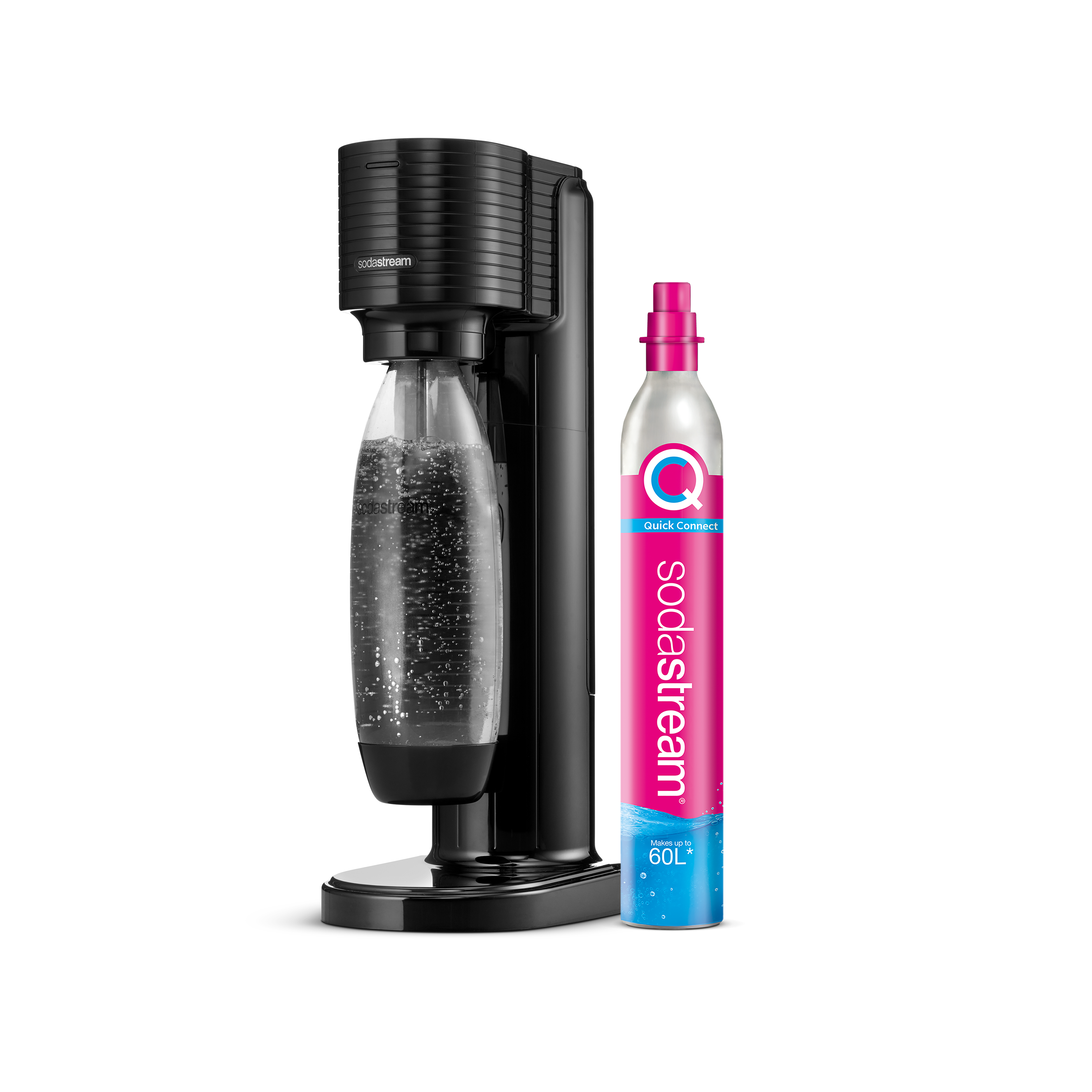 Sodastream - GAIA - Black ( Carbon Cylinder Included )