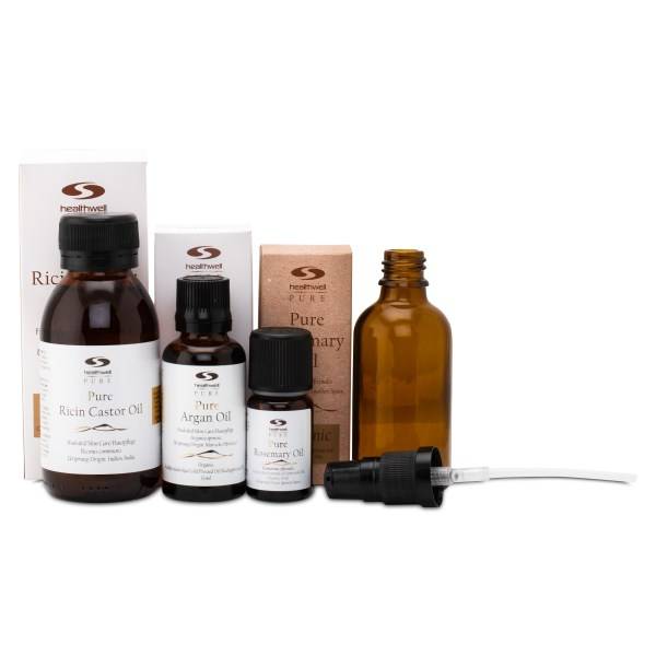 Healthwell PURE Hårolja Kur, Paket