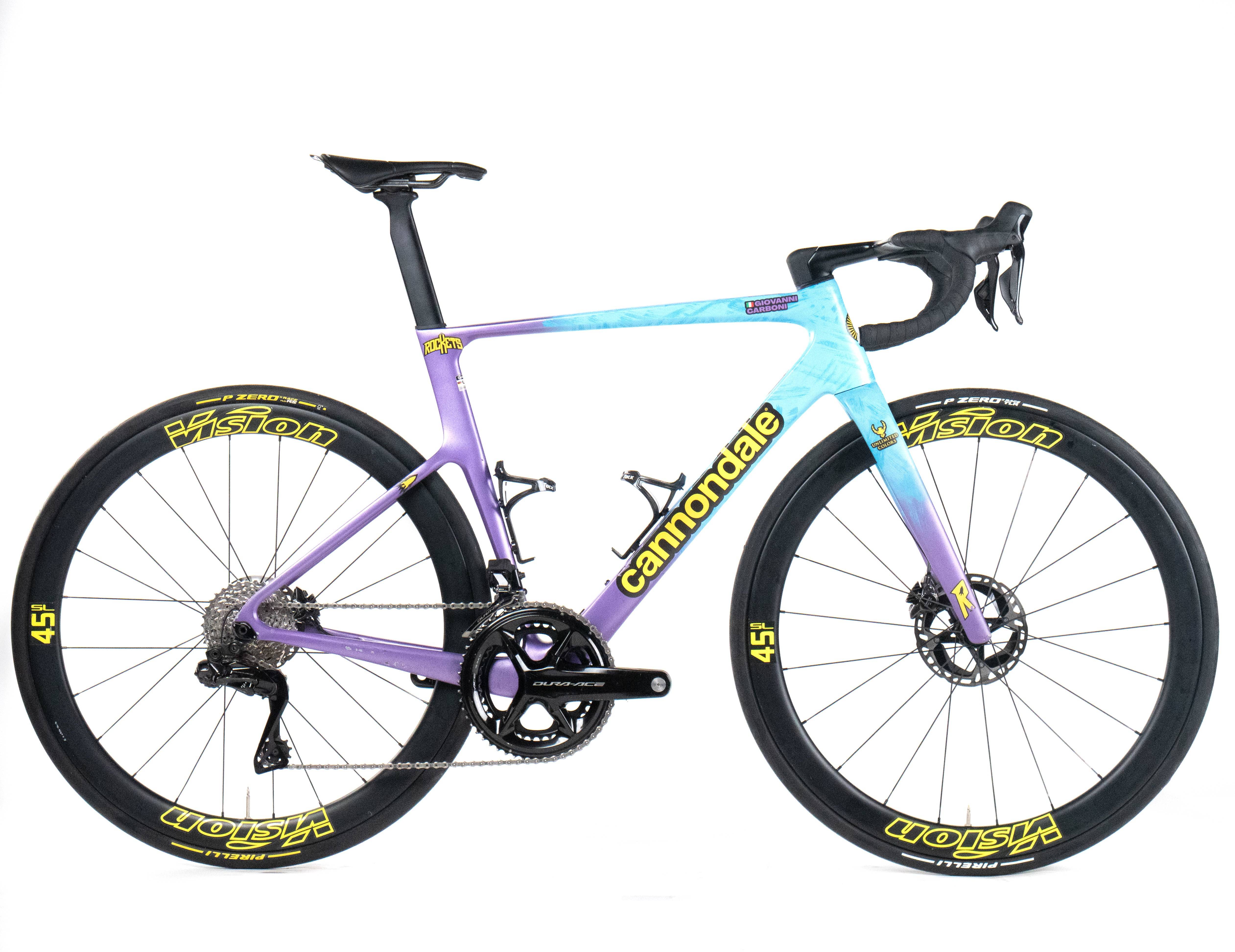Cannondale Supersix Evo 2025 Team Unibet Tietema Rockets Giovanni Carboni size 54 Shimano Dura-Ace Di2 2x12sp - Bikeroom / 54 / Team Unibet Tietema Rockets