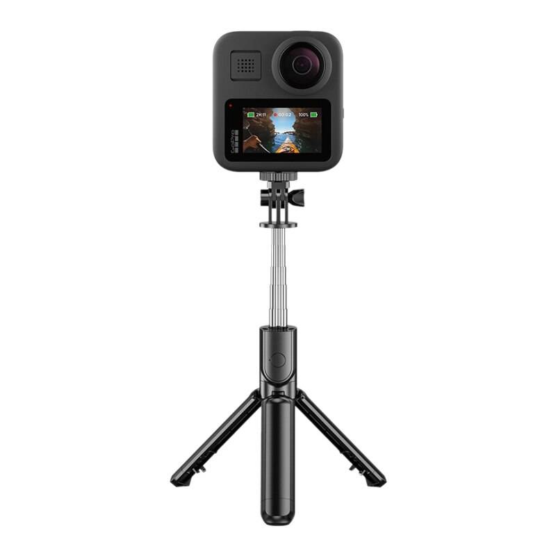 S03 bluetooth selfie stick aluminium teleskopstativ trådlös bluetooth fjärrkontroll gimbal fäste