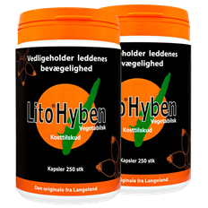 2 x Lito Hyben Pulver Veg. Kapsler (250 kaps)