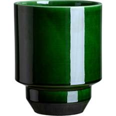 Bergs Potter Hoff Krukke Uden Dræningshul 18 Cm - Krukker Terrakotta Emerald Green - ITA-HOCG18P-8