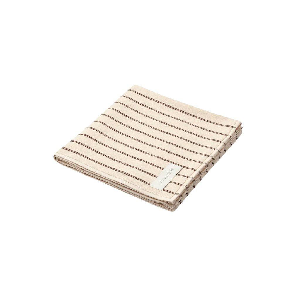 Studio Feder Una Towel (40x60 cm) Brown Rain 40 x 60 cm.