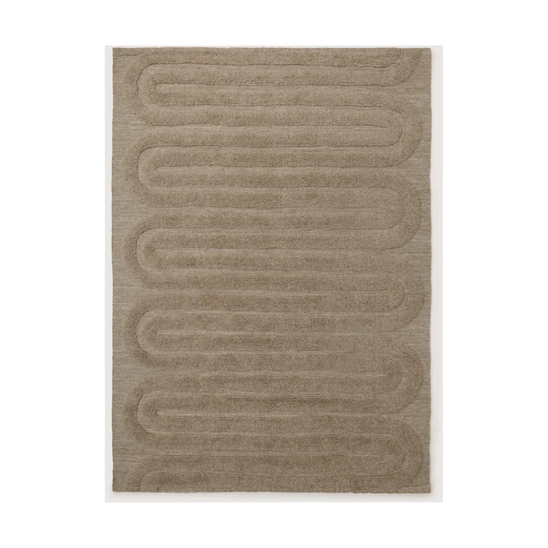 Tinted Riklund uldtæppe Beige-melange, 250x350 cm