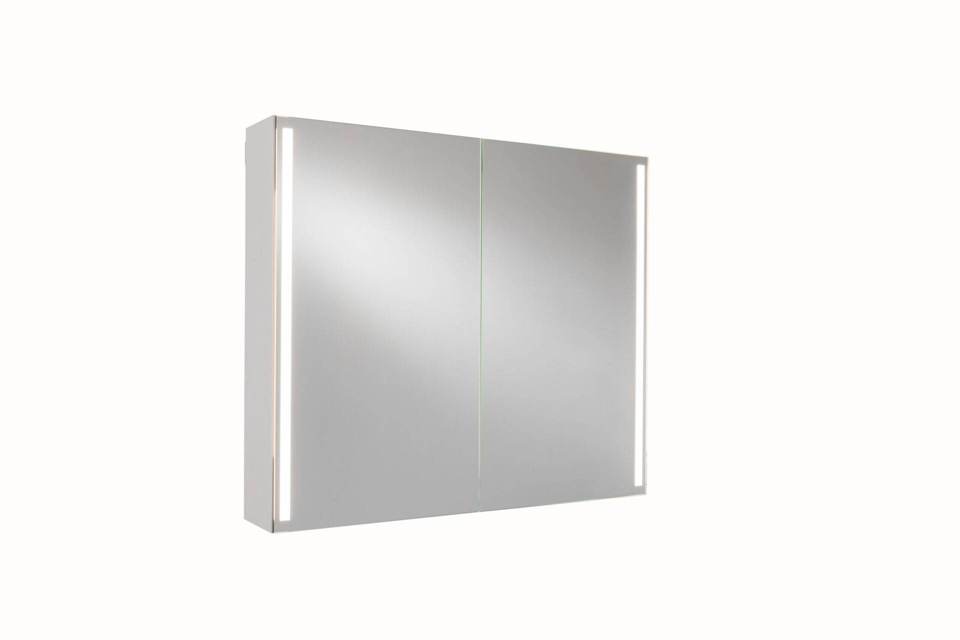 ILLUMY, spegelskåp, 100 cm, kaschmir, vertikal (1000x700 mm)