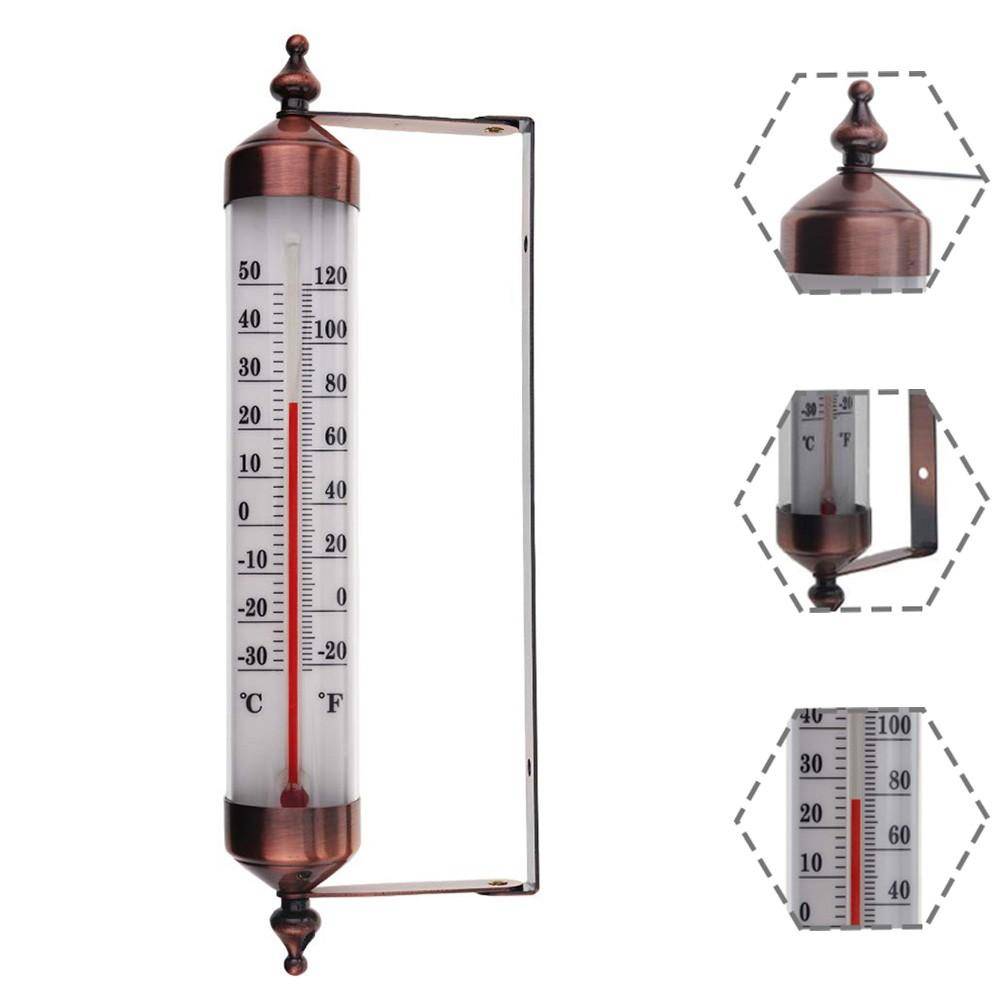 Trädgårdstermometer Hydrotermograf Mätning Utomhus