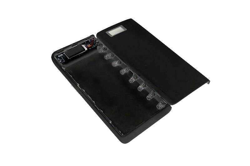 18650 batteri power bank fall power bank batteri förvaringsbox powerbank box laddare skal fodral för iphone xiaomi a2