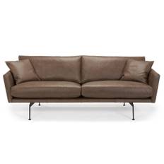 SOFFA IDUN - LÄDER VINTAGE TAUPE