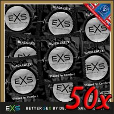 EXS Black Latex 50 pack - svart