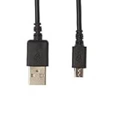 Kingfisher Technology – 2 m svart USB-laddare laddningskraft och datasynkronisering kabeladapter (22 AWG) kompatibel med Samsung Galaxy TabPRO/Tab Pro 10.1 SM-T520 surfplatta