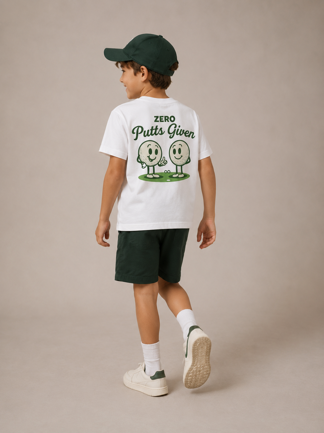 Zero putts given - Kids tee - White / 134-146 cl