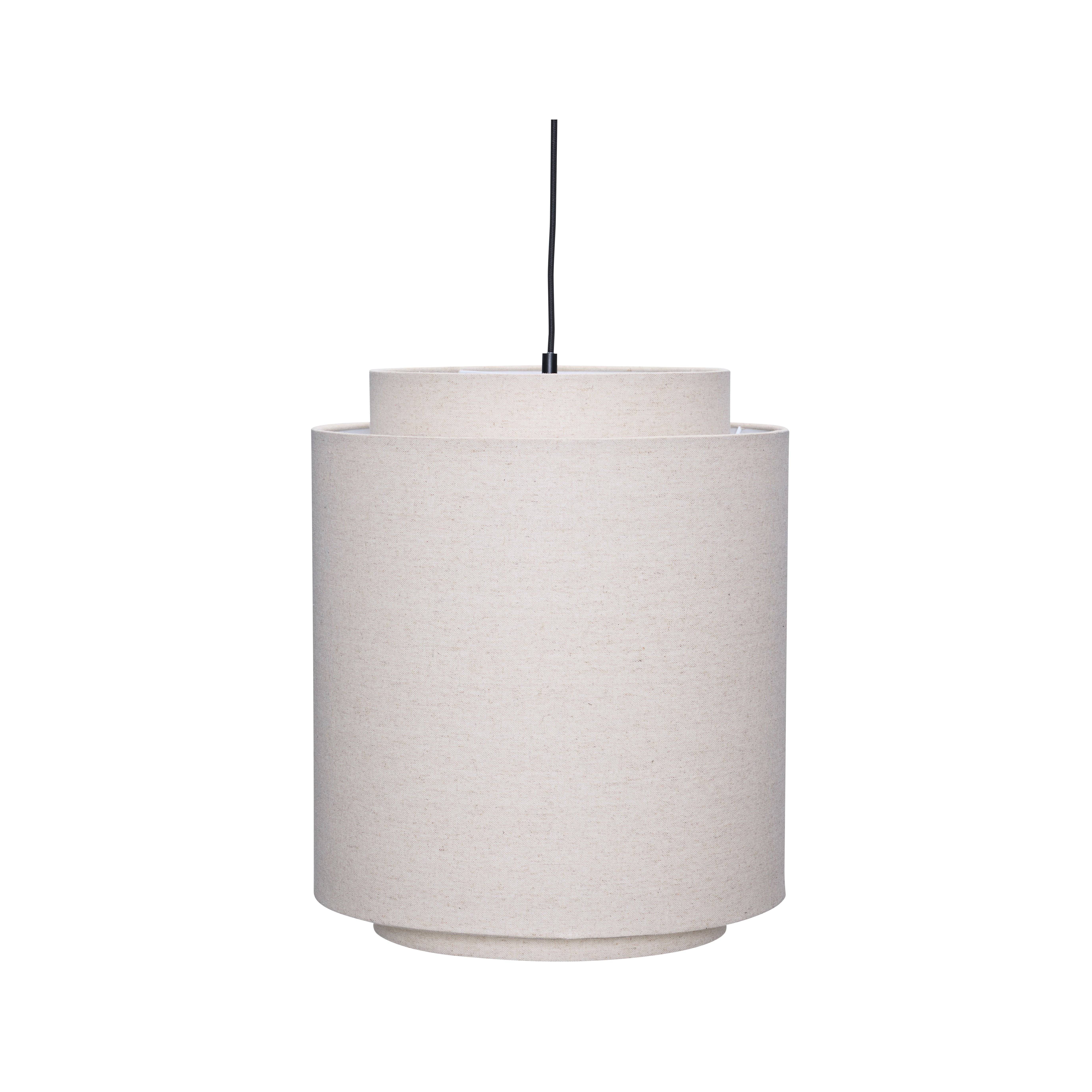 Hübsch - Sable Pendel - Høj Sand - ø40xh48cm - Fri fragt og klar til levering