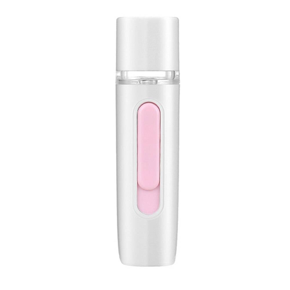 Mini usb portabel pore ansiktsångare nano mist ansiktsspruta fukt 4 färger @ me88 - Vit