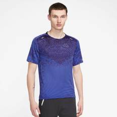 Nike - Dri-FIT ADV Run Division Techknit løbe T-shirt - Herre  - 2XL  - Blå