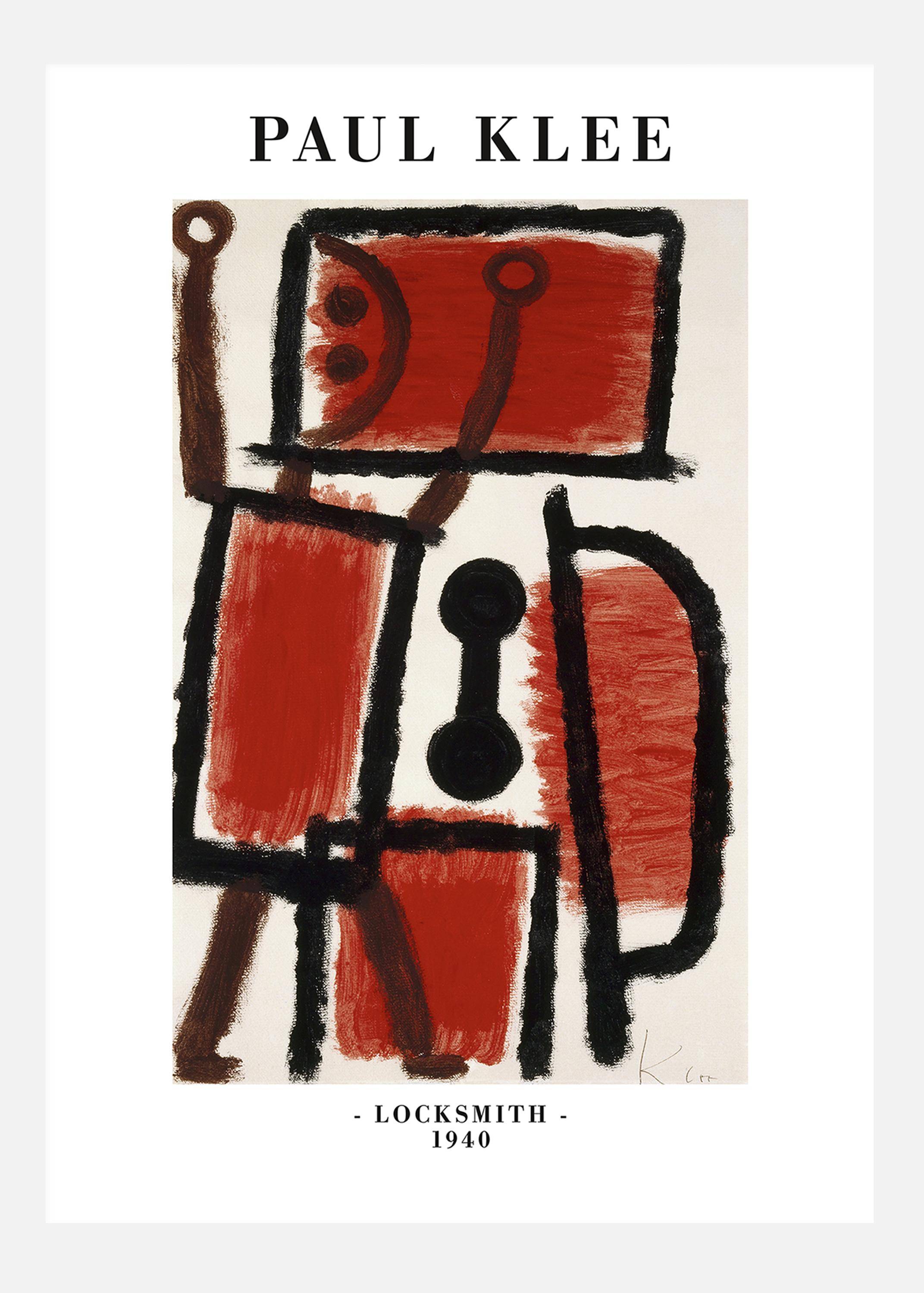 Paul Klee - Locksmith 1940 Canvastavla (70x100 cm)