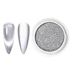 Chrome Nail Powder, Effect Nail Powders, Pure Chrome Nail Glitter, Easy Apply Nail Powder, Manicure Pigments Portable Na Ideal For, Elegant Nails