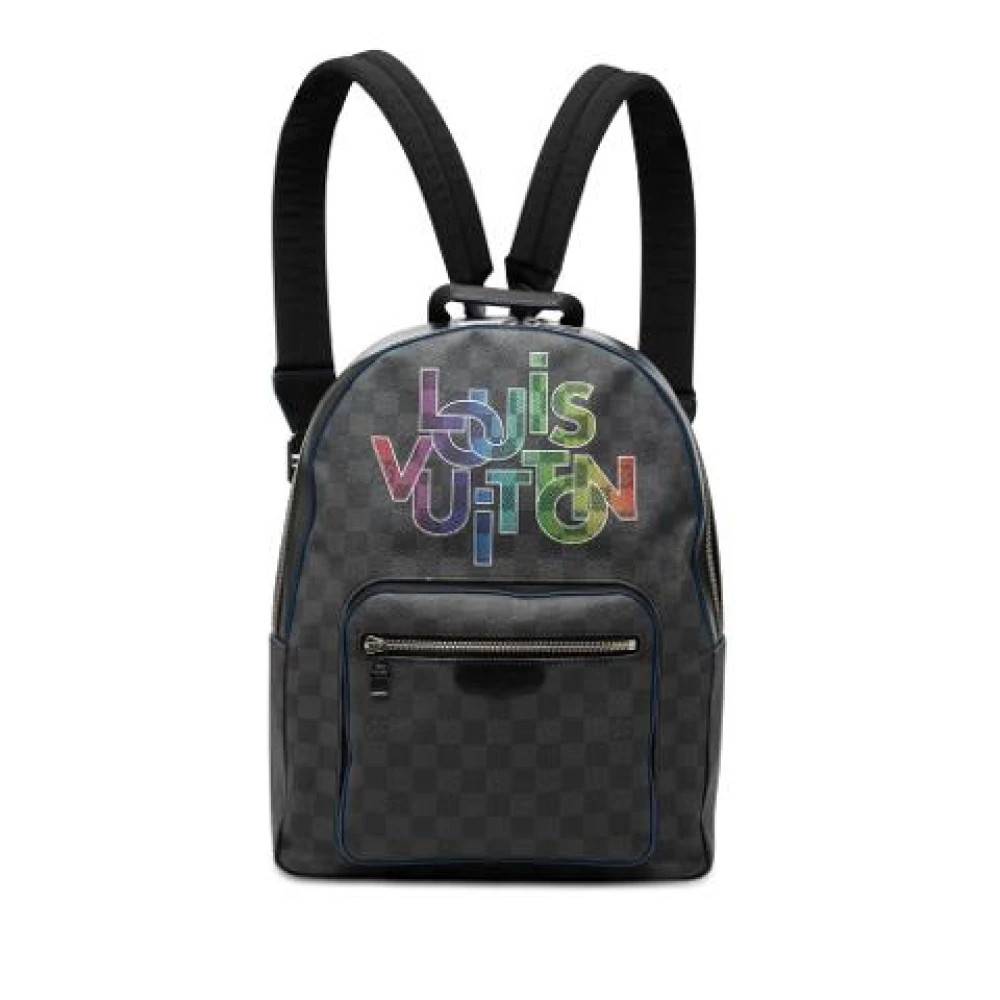 Louis Vuitton Vintage Pre-owned Josh Rygsæk - Vintage - unisex - Grå - ONE SIZE - Læder
