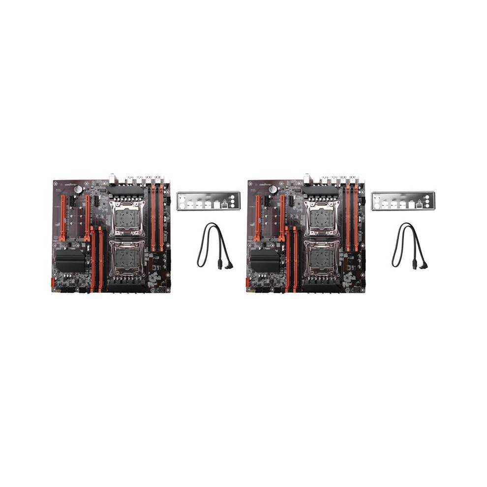 2X X99 Motherboard LGA 2011-3 Support Dual CPU DDR4 Support 8X32G Memory for LGA 2011-3 Xeon E5 Series