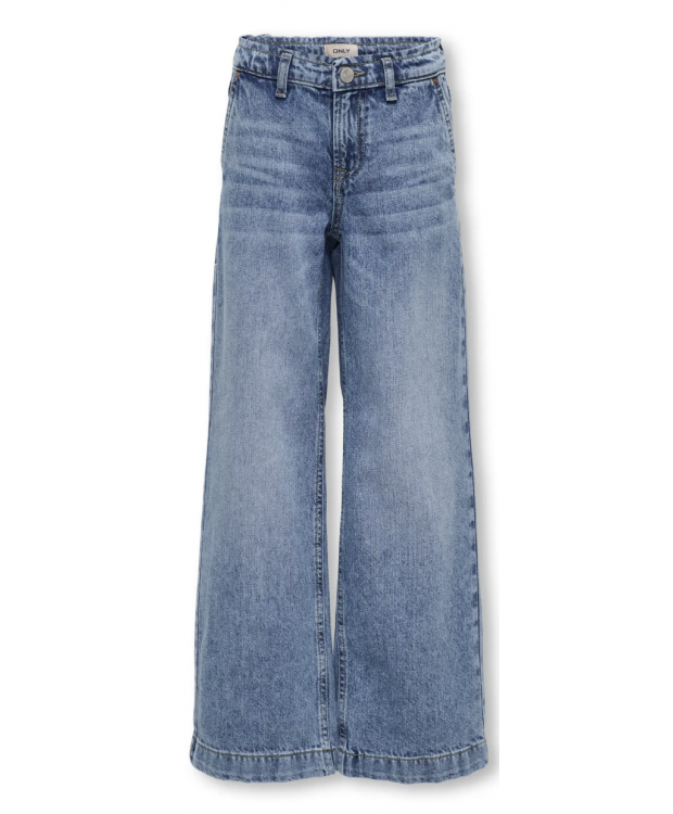 KIDS ONLY wide-leg-jeans i blå denim til piger