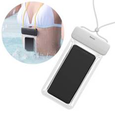 Universal vandtæt cover til en telefon op til 7,2'' til swimmingpools, hvid